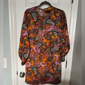 Mod paisley dress